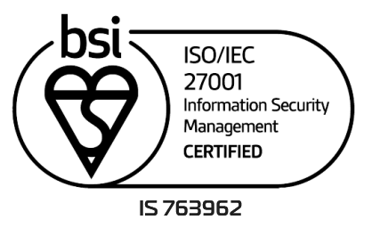 ISO 27001 Certification Badge